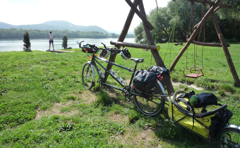 On the road with tandem and trailer, September 2015 (Hungary not Portugal)