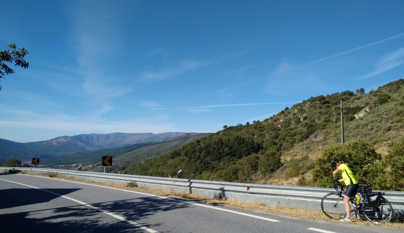 First views of the Serra da Estrela, Portugal's highest mountains